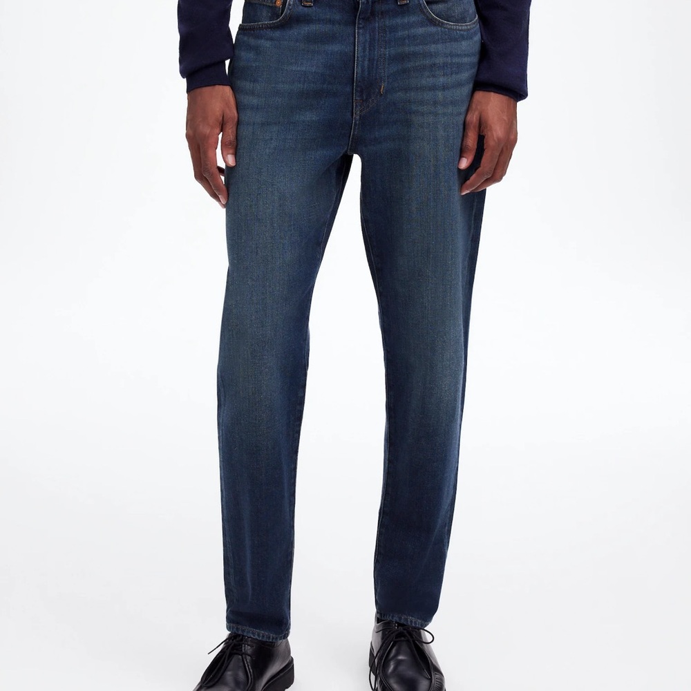 Madewell Men's Dark Blue Relaxed Jeans 30x30
